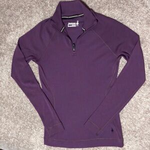 S - Smartwool Classic Thermal Merino Base Layer 1/4 Zip